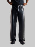 Men's Classic Baggy Faux Leather pant