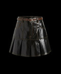 Women's new Faux Leather skirt
