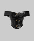 Women's Stylish Faux Leather Open Top