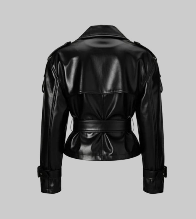 Women's Designer Biker Stylish Faux Leather Jacket
