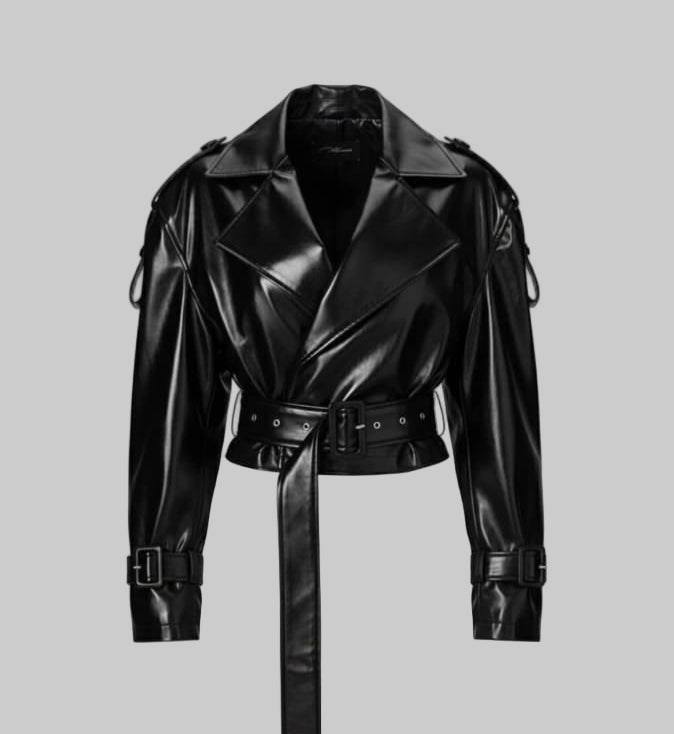 Women's Designer Biker Stylish Faux Leather Jacket