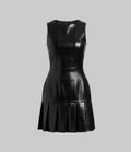 Women's Classic Faux Leather Dress