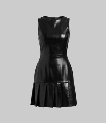 Women's Classic Faux Leather Dress