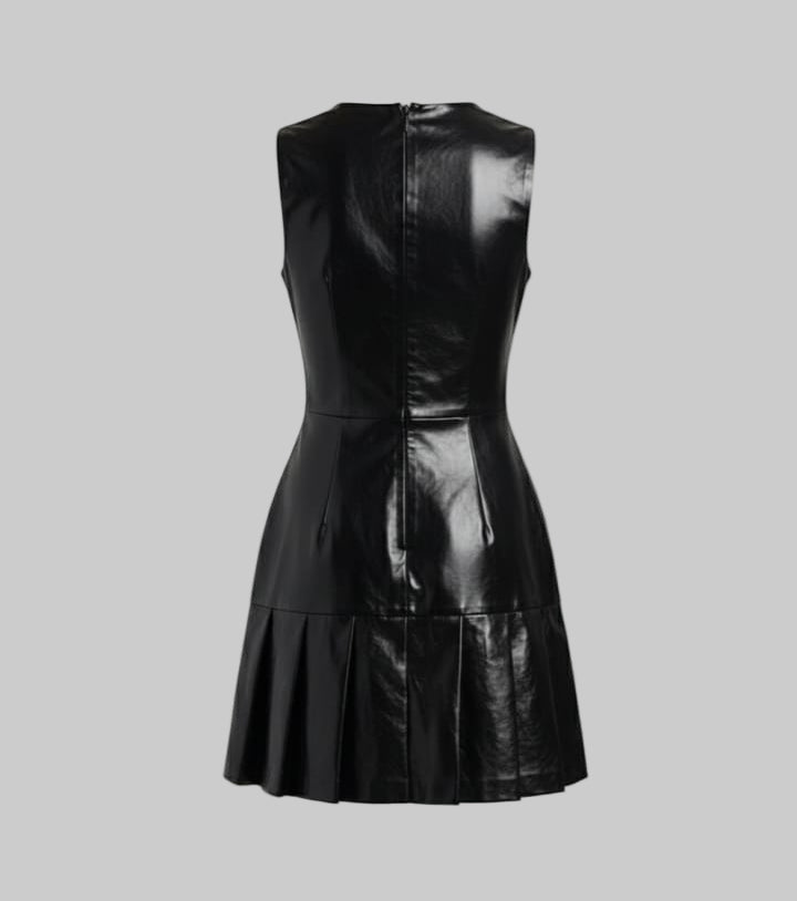 Women's Classic Faux Leather Dress