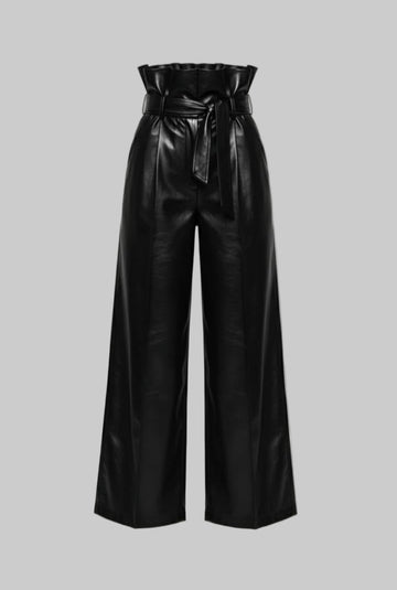 Women's Classic High Waist Faux Leather pant