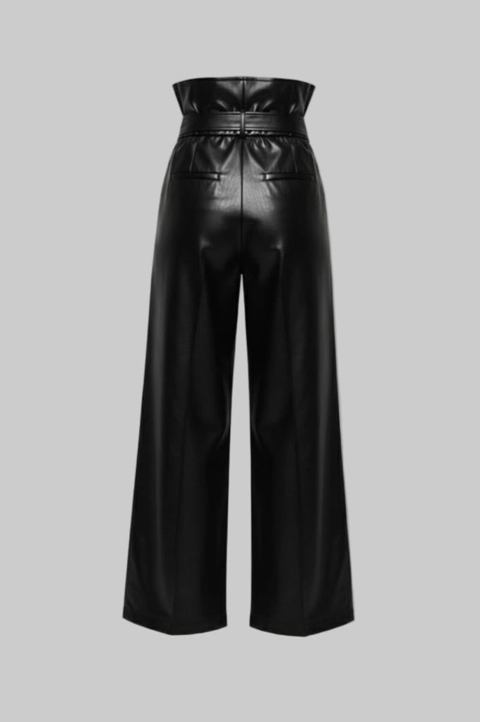 Women's Classic High Waist Faux Leather pant