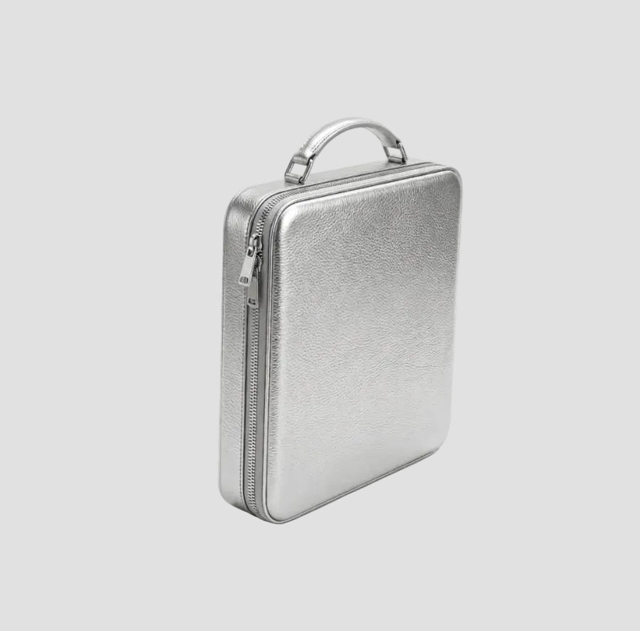 Silver Mini hand Bag