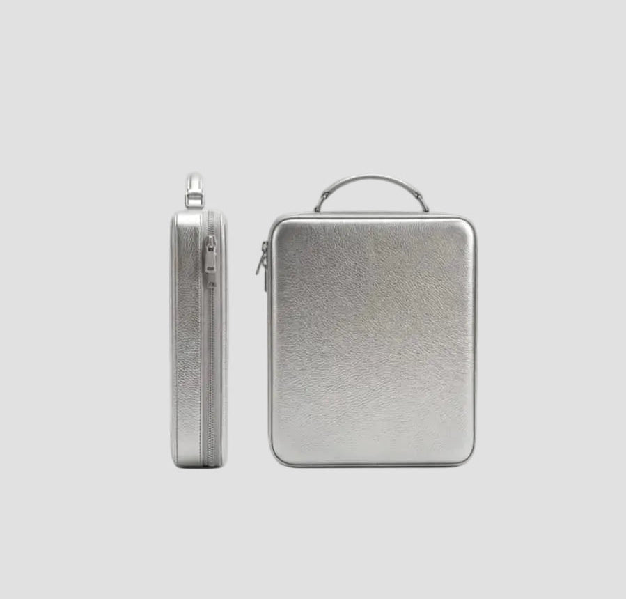 Silver Mini hand Bag